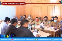 SEKDA OKU SELATAN HADIRI RAPAT BANMUS TERKAIT JADWAL RAPAT PARIPURNA DPRD TAHUN 2020