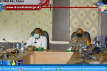 SEKRETARIS DAERAH KABUPATEN OKU SELATAN PIMPIN RAPAT KORDINASI PENEGAKAN HUKUM PROTOKOL KESEHATAN COVID-19 PADA TAHAPAN PILKADA SERENTAK TAHUN 2020