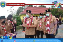 BUPATI DAN WAKIL BUPATI OKU SELATAN MELANTIK LANGSUNG KEMABIRAN DAN KWARRAN KECAMATAN BUAY RUNJUNG DAN RUNJUNG AGUNG