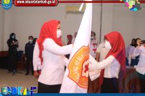 KETUA PMI OKU SELATAN MELANTIK SECARA RESMI PARA ANGGOTA PMR TINGKAT SMA/SMK/MAN DI KABUPATEN OKU SELATAN