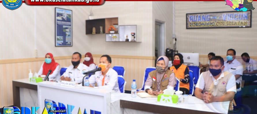 PEMKAB OKU SELATAN IKUTI RAKOR BERSAMA PEMPROV SUM-SEL TERKAIT PILKADA SERENTAK DITENGAH PANDEMI COVID-19