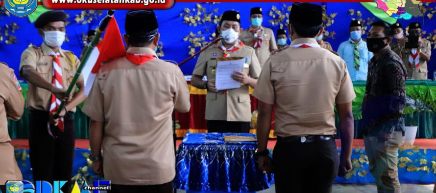 BUPATI DAN WAKIL BUPATI OKU SELATAN MELANTIK LANGSUNG KEMABIRAN DAN KWARRAN KECAMATAN SUNGAI ARE, SINDANG DANAU DAN PULAU BERINGIN.