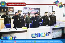 PEMKAB OKU SELATAN, DPRD, DAN FORKOPIMDA OKU SELATAN IKUTI UPACARA HUT TNI KE 75 SECARA VIRTUAL