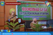 PJS. BUPATI OKU SELATAN PIMPIN LANGSUNG KEGIATAN KOORDINASI LP/LS UNTUK PENURUNAN STUNTING DI KABUPATEN OKU SELATAN TAHUN 2020