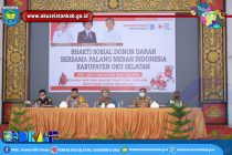 PJS BUPATI OKU SELATAN PIMPIN LANGSUNG KEGIATAN BHAKTI SOSIAL DONOR DARAH BERSAMA PMI OKU SELATAN
