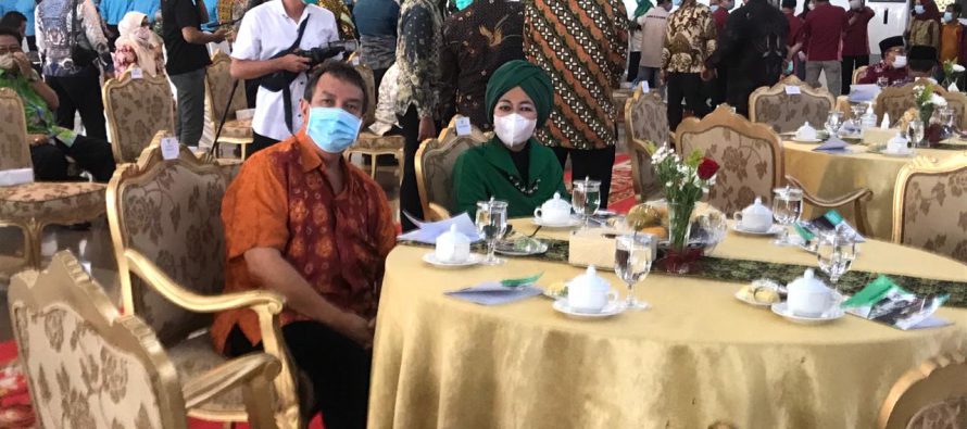 PJS.BUPATI OKU SELATAN IKUTI KEGIATAN LOUNCHING APLIKASI ANJUNGAN BANSOS SRIWIJAYA DI PROVINSI SUMATERA SELATAN