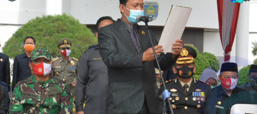 PEMERINTAH KABUPATEN OKU SELATAN GELAR UPACARA PERINGATAN HARI KESAKTIAN PANCASILA TAHUN 2020