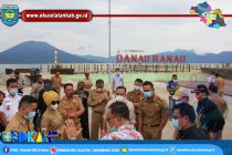 MANTAPKAN PERSIAPAN SRIWIJAYA RANAU GRAN FONDO TAHUN 2020, PEMPROV SUMSEL DAN PEMKAB OKU SELATAN GELAR RAPAT PEMANTAPAN DAN TINJAU LANGSUNG LOKASI