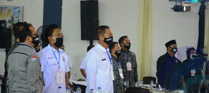 MEWAKILI PJS. BUPATI OKU SELATAN, SEKRETARIS DAERAH OKU SELATAN  HADIRI KEGIATAN DEBAT PUBLIK CALON BUPATI DAN WAKIL BUPATI OKU SELATAN TAHUN 2020