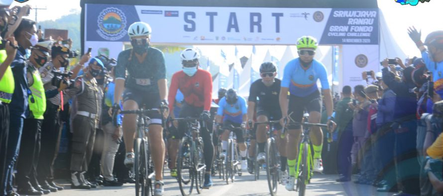 PELAKSANAAN SRIWIJAYA RANAU GRAN FONDO 2020, EVENT BERSKALA NASIONAL   MEMADUKAN PRESTASI DAN REKREASI DIGELAR DENGAN AMAN DAN TERTIB