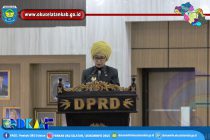 RAPAT PARIPURNA DPRD KABUPATEN OKU SELATAN, PJS. BUPATI OKU SELATAN SAMPAIKAN RAPERDA KABUPATEN OKU SELATAN TAHUN 2020