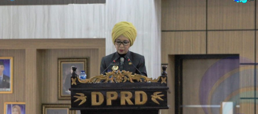 RAPAT PARIPURNA DPRD KABUPATEN OKU SELATAN, PJS. BUPATI OKU SELATAN SAMPAIKAN RAPERDA KABUPATEN OKU SELATAN TAHUN 2020