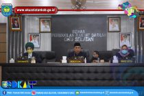 PJS.BUPATI OKU SELATAN HADIRI RAPAT PARIPURNA DALAM PANDANGAN UMUM  FRAKSI- FRAKSI DPRD KABUPATEN OKU SELATAN