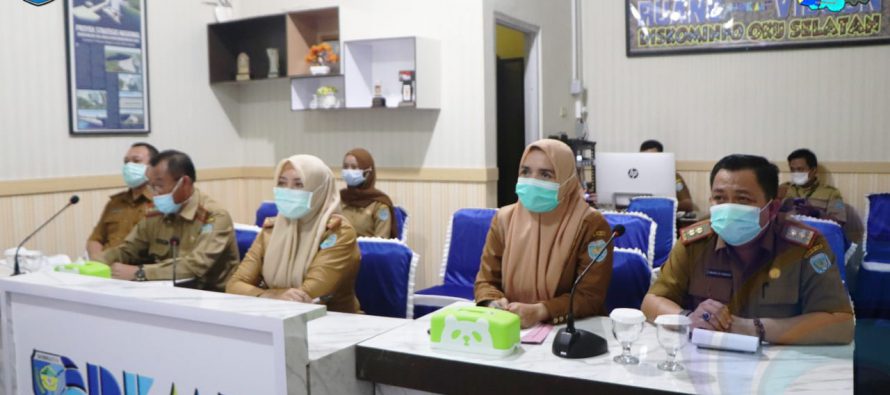 DINAS KESEHATAN KABUPATEN OKU SELATAN IKUTI RAKOR BERSAMA MENDAGRI TERKAIT PENGADAAN VAKSIN COVID-19