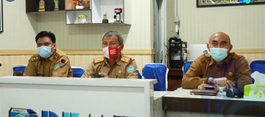 PEMKAB OKU SELATAN IKUTI RAKOR EVALUASI PENYERAPAN APBD TAHUN 2020 BERSAMA SEKJEN KEMENDAGRI