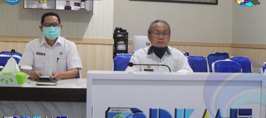 PEMKAB OKU SELATAN IKUTI  ACARA PERINGATAN HAKORDIA TAHUN 2020 MELALUI ZOOM MEETING