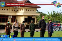 BUPATI OKU SELATAN HADIRI APEL GELAR PASUKAN OPERASI LILIN MUSI 202O JELANG NATAL DAN TAHUN BARU