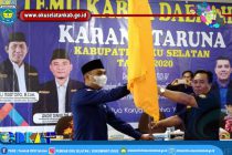 HASIL TEMU KARYA DAERAH IV KARANG TARUNA KABUPATEN OKU SELATAN, HERI MARTADINATA TERPILIH MENJADI KETUA KARANG TARUNA PERIODE 2020-2025