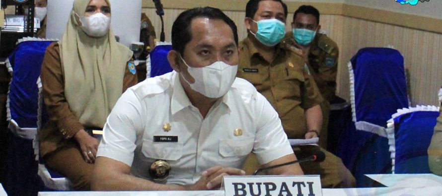 BUPATI OKU SELATAN HADIRI RAKOR KESIAPAN VAKSINASI TINGKAT NASIONAL