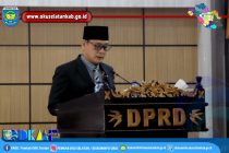 WAKIL BUPATI OKU SELATAN HADIRI RAPAT PARIPURNA DPRD OKU SELATAN TERKAIT MENDENGARKAN LAPORAN PANITIA KHUSUS TERHADAP RAPERDA RTRW 2021-2024.