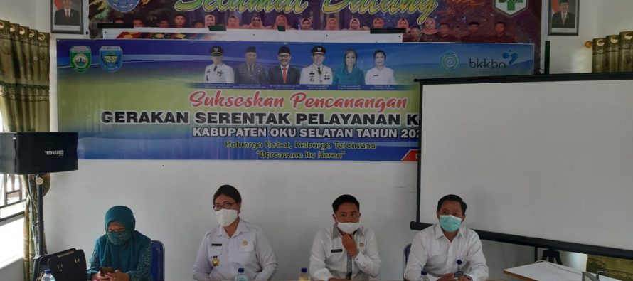 DINAS PPKB- PPPA KABUPATEN OKU SELATAN GELAR KEGIATAN PELAYANAN KB MKJP DIKECAMATAN BUAY PEMACA TAHUN 2021