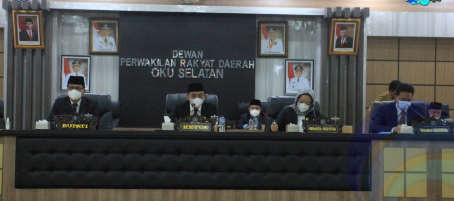 PLH BUPATI OKU SELATAN H. ROMZI, S.E., M.SI HADIRI RAPAT PARIPURNA PENGUMUMAN PENETAPAN BUPATI- WAKIL BUPATI TERPILIH