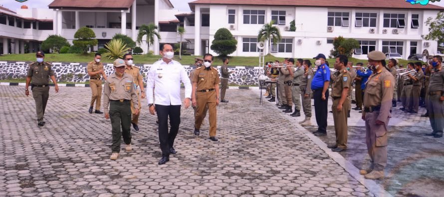 BUPATI POPO AJAK JAJARAN TERUS BERIKAN KINERJA TERBAIK MESKI DI TENGAH PANDEMI COVID-19