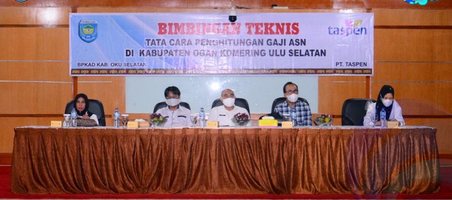 BPKAD OKU SELATAN GELAR BIMTEK PROGRAM TABUNGAN HARI TUA DAN PROGRAM PENSIUN BAGI ASN DI LINGKUNGAN PEMKAB OKU SELATAN.