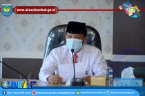 BAGIAN HUKUM SETDA OKU SELATAN GELAR RAPAT KOORDINASI TERKAIT AKSI HAM 2021.