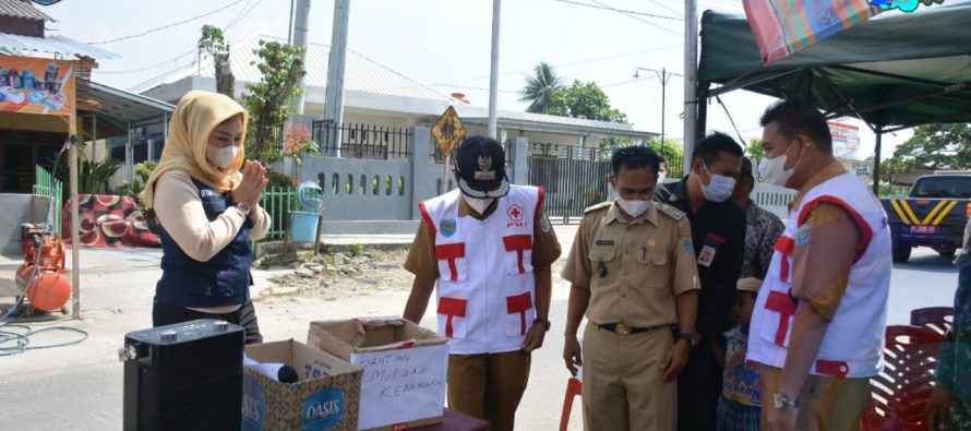 KETUA TP PKK OKU SELATAN SAMBANGI KORBAN KEBAKARAN DI KELURAHAN BUMI AGUNG