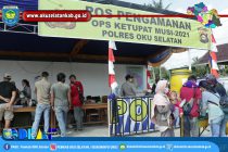 JELANG PERAYAAN IDUL FITRI 1442 H, CHECK POIN DI WILAYAH PERBATASAN KABUPATEN OKU SELATAN DIAKTIFKAN 24 JAM.