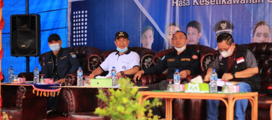 KUATKAN RASA KESETIAKAWANAN SOSIAL, KARANG TARUNA OKU SELATAN GELAR VOLLEY BALL OPEN TOURNAMENT PIALA BERGILIR KETUA KARANG TARUNA OKU SELATAN TAHUN 2021