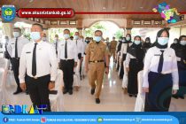 SEKDA MEMBUKA SECARA RESMI PELATIHAN DASAR CPNS GOLONGAN III KABUPATEN OKU SELATAN ANGKATAN KE-37, 38 DAN 41 TAHUN 2021 YANG DIIKUTI 107 PESERTA.