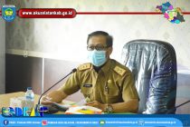 SEKDA PIMPIN RAPAT PROGRES PERKEMBANGAN PERUSAHAAN DIBIDANG PERKEBUNAN.