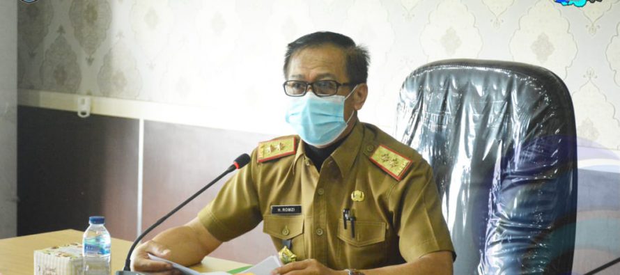 SEKDA PIMPIN RAPAT PROGRES PERKEMBANGAN PERUSAHAAN DIBIDANG PERKEBUNAN.