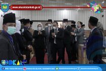 WAKIL BUPATI OKU SELATAN HADIRI RAPAT PARIPURNA DENGAN AGENDA PENYAMPAIAN RAPERDA TENTANG PERTANGGUNG JAWABAN PELAKSANAAN APBD KABUPATEN OKU SELATAN TAHUN 2020.