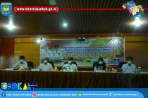 DINAS PMPD GELAR SOSIALISASI TAHAPAN PEMILIHAN KEPALA DESA SERENTAK KABUPATEN OKU SELATAN TAHUN 2021