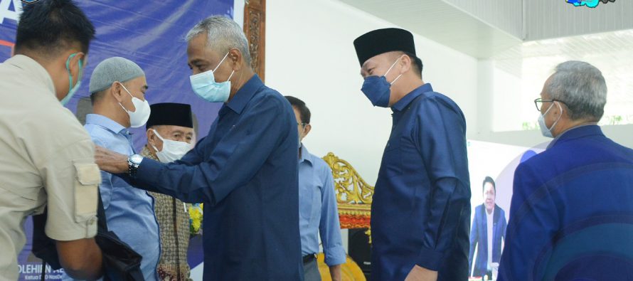 WAKIL BUPATI OKU SELATAN HADIRI RAPAT KOORDINASI DAERAH PARTAI NASDEM BERSAMA GUBERNUR SUMSEL SECARA VIRTUAL.