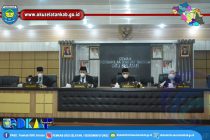 BUPATI DAN WAKIL BUPATI OKU SELATAN HADIRI RAPAT PARIPURNA DPRD KABUPATEN OKU SELATAN.