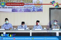12 PNS MASUKI MASA PENSIUN, DEWAN PENGURUS KORPRI KABUPATEN OKU SELATAN GELAR PEMULANGAN PEGAWAI PENSIUN DENGAN BATAS USIA PENSIUN DI LINGKUNGAN PEMKAB OKU SELATAN