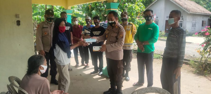 MASYARAKAT YANG ISOLASI MANDIRI DI OKU SELATAN DAPAT BANTUAN SEMBAKO