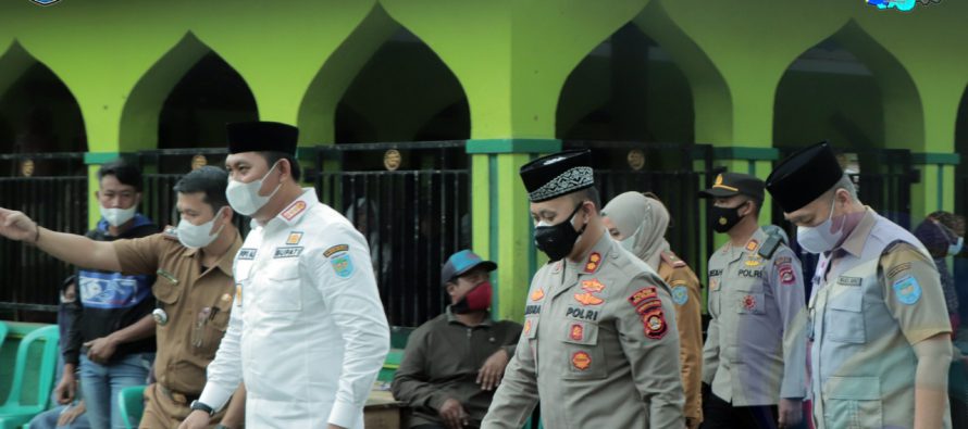 BUPATI DAN WAKIL BUPATI OKU SELATAN TINJAU PELAKSANAAN VAKSINASI MARDEKA SERENTAK SE- INDONESIA.