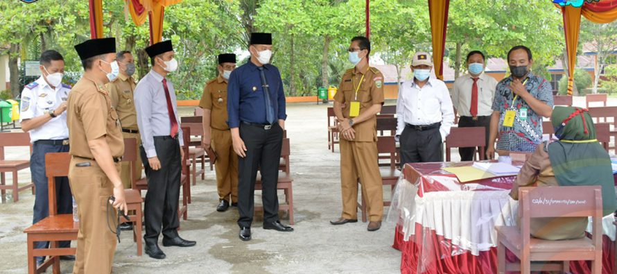 WAKIL BUPATI OKU SELATAN TINJAU PELAKSANAAN TES PPPK DI KABUPATEN OKU SELATAN TAHUN 2021