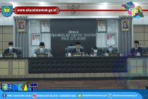 BUPATI DAN WAKIL BUPATI OKU SELATAN HADIRI PENUTUPAN RAPAT PARIPURNA DPRD TAHUN 2021.