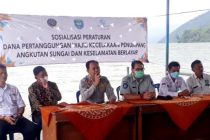 CIPTAKAN TRANSPORTASI AMAN, DISHUB OKU SELATAN BERSAMA PT JASA RAHARJA PERWAKILAN BATURAJA GELAR SOSIALISASI PERATURAN DANA PERTANGGUNGAN WAJIB KECELAKAAN PENUMPANG ANGKUTAN SUNGAI DAN KESELAMATAN BERLAYAR
