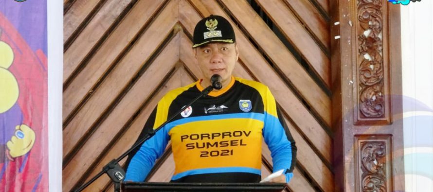 WAKIL BUPATI OKU SELATAN HADIRI PEMBUKAAN PERTANDINGAN ANGKAT BESI PORPROV SUMSEL TAHUN 2021.