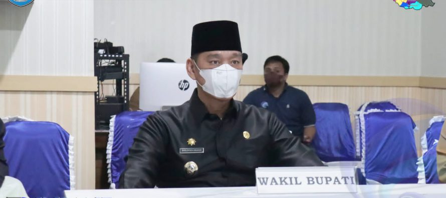 WAKIL BUPATI OKU SELATAN IKUTI SECARA VIRTUAL PENYERAHAN DIPA DAN TKDD BERSAMA PRESIDEN RI TAHUN 2022.