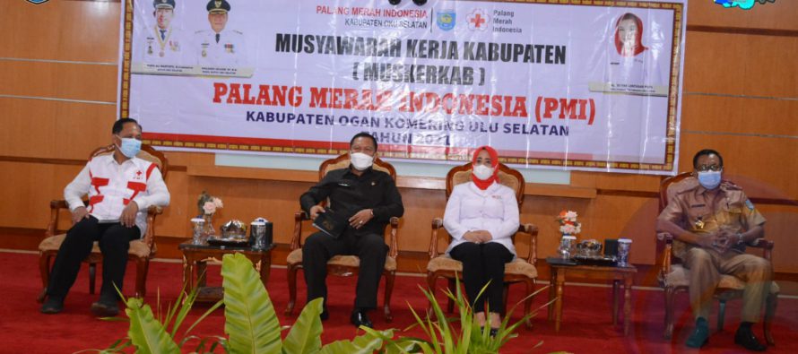 PEMKAB OKU SELATAN APRESIASI KESIGAPAN PMI DALAM MEMBANTU MASYARAKAT