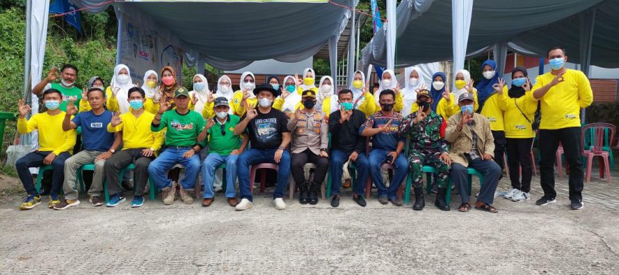 BUKA GERAI VAKASINASI DI TITIK FINISH ROAD#1 UNTUK PERCEPAT CAPAIAN VAKSINASI