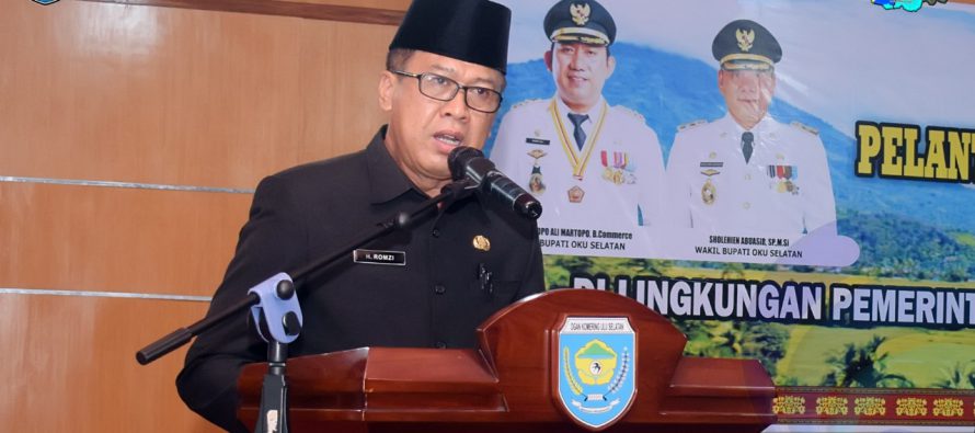 PELANTIKAN DAN PENGAMBILAN SUMPAH/JANJI JABATAN FUNGSIONAL DI LINGKUNGAN PEMKAB OKU SELATAN TAHUN 2021.
